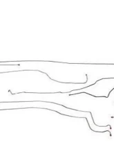 Fine Lines Complete Brake Line Kit For 03-04 GM 1500 Truck 4WD Reg Cab/Long Bed Complete Stainless                                     - CBK0095SS - Image 2
