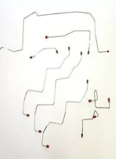 Fine Lines Complete Brake Line Kit For 02-03 Durango RT 4WD Disc Brakes Complete Steel                                     - CBK0096OM - Image 2