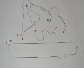 Fine Lines Complete Brake Line Kit For 06-08 Dodge Ram 1500 4WD RWABS Reg Cab/Short Bed Complete Steel