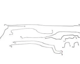 Fine Lines Complete Brake Line Kit For 03-04 GM 1500 Truck 4WD Reg Cab/Short Bed Complete Stainless