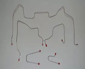 Fine Lines Complete Brake Line Kit For 95-00 GM K2500/K3500 Truck Ext Cab/Short Bed Complete Steel