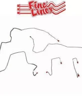 Fine Lines Complete Brake Line Kit For 05-07 Ford F-250 Super Duty 4WD AWABS Ext Cab/Long Bed Complete Steel                                     - CBK0105OM - Image 2
