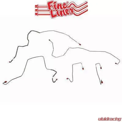Fine Lines Complete Brake Line Kit For 05-07 Ford F-250 Super Duty 4WD AWABS Ext Cab/Long Bed Complete Steel - CBK0105OM