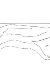 Fine Lines Complete Brake Line Kit For 01-07 GM 2500HD 6.0 V8 Ext Cab/Short Bed Complete Stainless                                     - CBK0106SS - Image 2