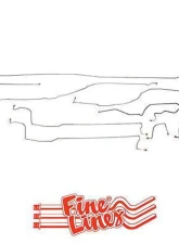 Fine Lines Complete Brake Line Kit For 03-04 GM 1500 2WD Ext/Crew Cab/Short Bed Complete Stainless                                     - CBK0110SS - Image 2