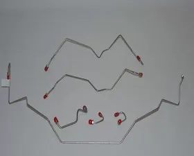 Fine Lines Complete Brake Line Kit For 95-97 Dodge Ram 3500 2WD RWABS Reg Cab/Long Bed Complete Stainless