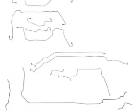 Fine Lines Complete Brake Line Kit For 00-05 Chevrolet Cavalier/Sunfire with ABS Complete Stainless