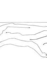 Fine Lines Complete Brake Line Kit For 01-07 GM 2500HD 6.6L/8.1 Liter Crew Cab/Long Bed Complete Stainless                                     - CBK0118SS - Image 2