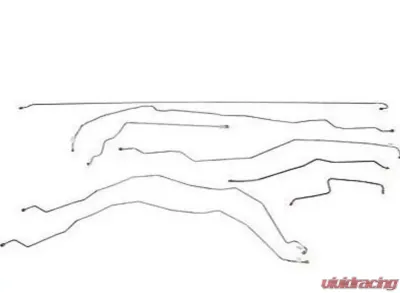 Fine Lines Complete Brake Line Kit For 01-07 GM 2500HD 6.6L/8.1 Liter Crew Cab/Long Bed Complete Stainless - CBK0118SS