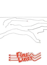 Fine Lines Complete Brake Line Kit For 01-07 GM 2500HD with Crew Cab Long Bed Complete Steel                                     - CBK0126OM - Image 2