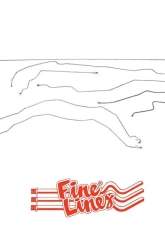 Fine Lines Complete Brake Line Kit For 01-07 Chevrolet / GMC 3500 Dually Crew Cab 97 Inch Bed Steel                                     - CBK0137OM - Image 2