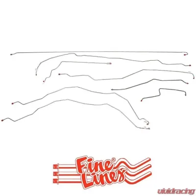 Fine Lines Complete Brake Line Kit For 01-07 Chevrolet / GMC 3500 Dually Crew Cab 97 Inch Bed Steel - CBK0137OM