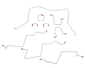 Fine Lines Complete Brake Line Kit For 01-02 Ram 3500 4 WD Rear ABS Quad Cab Long Bed Steel