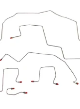 Fine Lines Complete Brake Line Kit For 98-01 RAM 2500 Man 4WD Rear ABS Ext Cab Long Bed Stainless                                     - CBK0148SS - Image 2