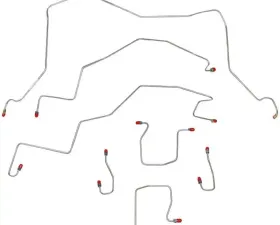 Fine Lines Complete Brake Line Kit For 95-02 Ram 3500 4WD RWABS Dually Cab and Chassis 138 Inch wb Complete Stainless
