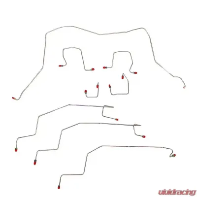 Fine Lines Complete Brake Line Kit For 98-01 Ram 2500 Auto 4WD AWABS Ext Cab/Short Bed Steel - CBK0166OM
