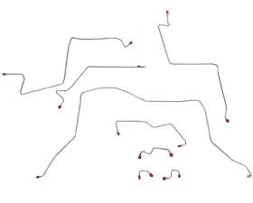 Fine Lines Complete Brake Line Kit For 94-97 Ram 1500 4WD AWABS Reg Cab Long Bed Stainless