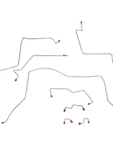 Fine Lines Complete Brake Line Kit For 94-97 Ram 1500 4WD AWABS Reg Cab Long Bed Stainless                                     - CBK0169SS - Image 2