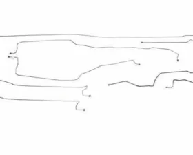 Fine Lines Complete Brake Line Kit For 03-06 Tahoe 2 WD Traction Control Brake Set Steel