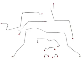 Fine Lines Complete Brake Line Kit For 02-05 Dodge Ram 1500 2WD AWABS Ext Cab / Short Bed Complete Stainless