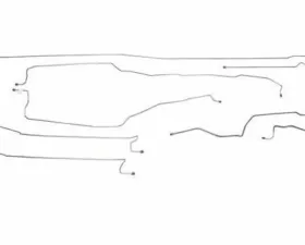 Fine Lines Complete Brake Line Kit For 99-02 Silverado / Sierra 1500 4WD Ext 78 Inch Bed Stainless