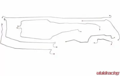 Fine Lines Complete Brake Line Kit For 04-06 GM 2500 SUV Complete Steel - CBK0202OM