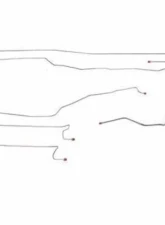 Fine Lines Complete Brake Line Kit For 04-06 GM 2500 SUV Complete Stainless                                     - CBK0202SS - Image 2