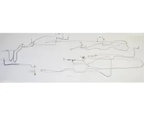 Fine Lines Complete Brake Line Kit For 06-08 Buick Lucerne Complete Stainless