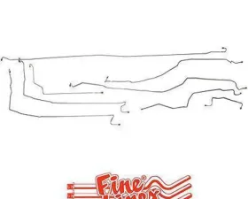 Fine Lines Complete Brake Line Kit For 00-02 GM 1500 SUV 4WD 130wb Complete Stainless