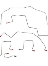 Fine Lines Complete Brake Line Kit For 98-01 Ram 2500 Manual 4WD Rear ABS Regular Cab with Long Bed Complete Steel                                     - CBK0220OM - Image 2