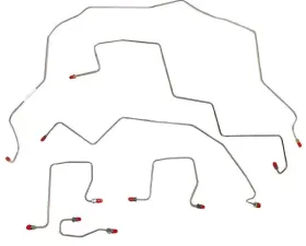 Fine Lines Complete Brake Line Kit For 01-02 Ram 2500 4WD Automatic Trans AWABS Ext Cab/Long Bed Complete Brake Line Steel