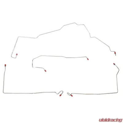 Fine Lines Front Brake Line Kit For 01-05 Malibu Alero Grand Am with ABS Stainless - CKT0001SS