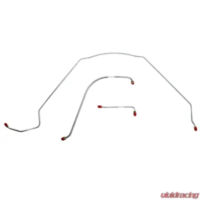 Fine Lines Front Brake Line Kit For 64-66 Chevrolet Malibu Chevelle El Camino w/ Power Drum Brakes. Front 3 Line Kit Except Super Sport Steel - CKT6402OM