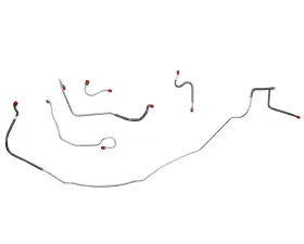 Fine Lines Front Brake Line Kit For 67 Chevrolet Malibu SS. Chevelle SS El Camino SS Super Sport Only w/ Power Disc Brakes Front 5 Piece Set Stainless