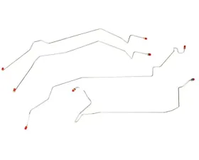 Fine Lines Front Brake Line Kit For 01-04 Ford Escape AWABS Set Stainless