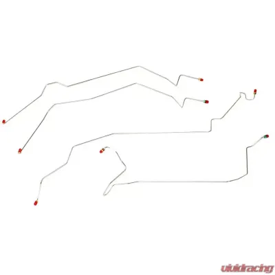 Fine Lines Front Brake Line Kit For 01-04 Ford Escape AWABS Set Stainless - DKT0101SS