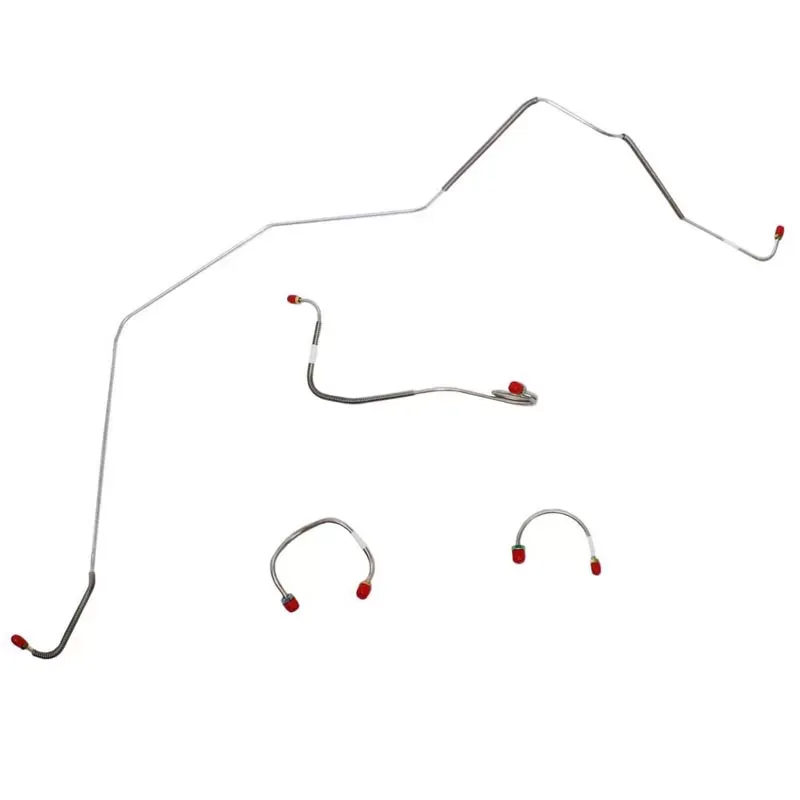 Fine Lines Front Brake Line Kit For 67-68 Camaro 68 Chevrolet II Nova Power Drum Stainless - FKT6703SS