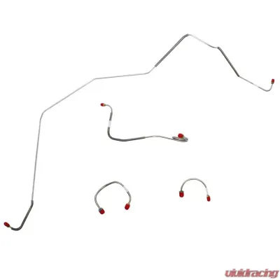 Fine Lines Front Brake Line Kit For 67-68 Camaro 68 Chevrolet II Nova Power Drum Stainless - FKT6703SS