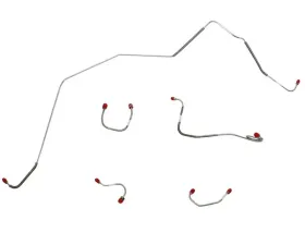 Fine Lines Front Brake Line Kit For 67-68 Camaro 68 Chevrolet II Nova Power Disc Stainless