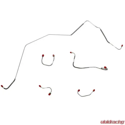 Fine Lines Front Brake Line Kit For 67-68 Camaro 68 Chevrolet II Nova Power Disc Stainless - FKT6707SS