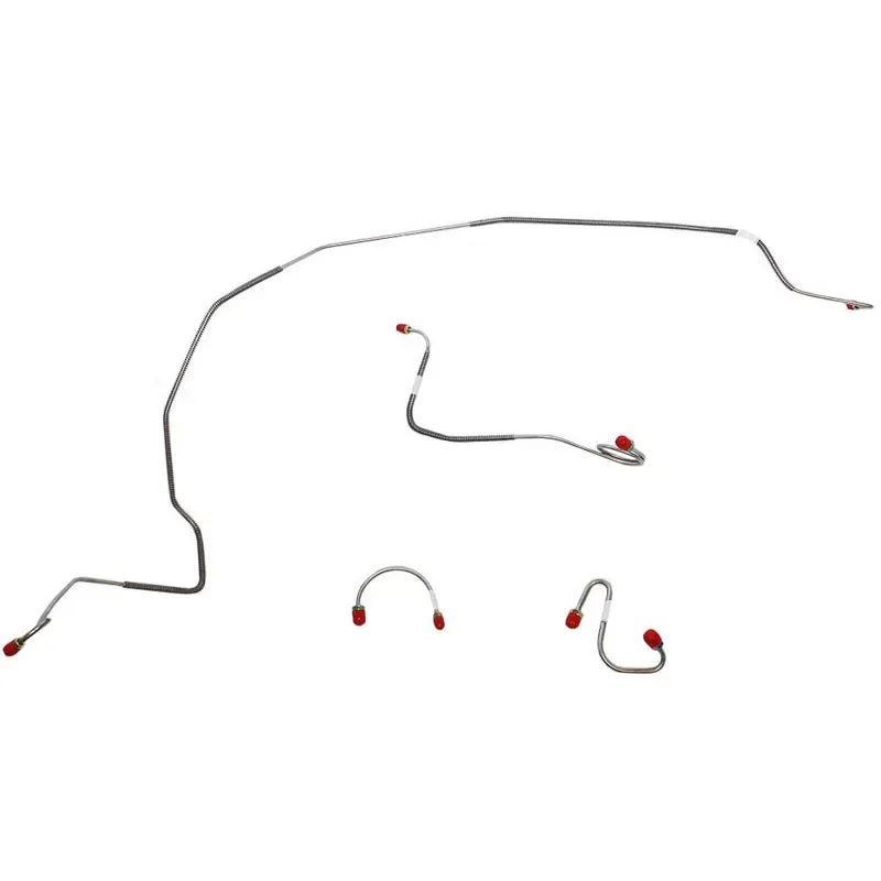 Fine Lines Front Brake Line Kit For 67-68 Firebird Power Drum Steel - FKT6709OM