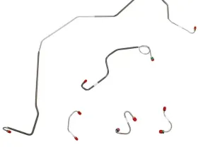 Fine Lines Front Brake Line Kit For 67-68 Firebird Standard Disc Steel