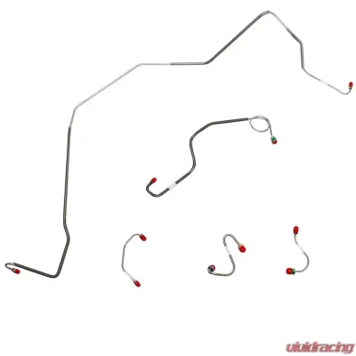 Fine Lines Front Brake Line Kit For 67-68 Firebird Standard Disc Stainless - FKT6806SS