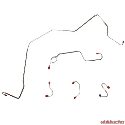 Fine Lines Front Brake Line Kit For 67-68 Firebird Power Disc Steel - FKT6808OM