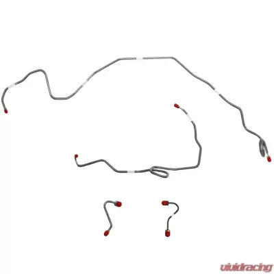 Fine Lines Front Brake Line Kit For 82-83 Chevrolet Camaro/Pontiac Firebird w/ 5.0L 8 Cylinder Front 4 Piece Brake Set Stainless - FKT8202SS