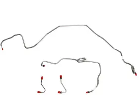 Fine Lines Front Brake Line Kit For 84-85 Chevrolet Camaro/Pontiac Firebird w/ 5.0L 8 Cylinder Front 4 Piece Brake Set Stainless