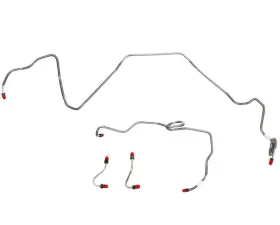 Fine Lines Front Brake Line Kit For 86-89 Chevrolet Camaro/Pontiac Firebird 2.5L 4cyl. 86 2.8L 6 Cylinder 1st Design Fine Thread Fittings in M/C Front 4 Piece Brake Set Stainless