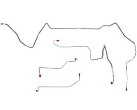 Fine Lines Front Brake Line Kit For 98-02 Firebird/Trans Am 98-02 Camaro Set Steel