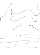 Fine Lines Complete Brake Line Kit For 00-03 LeSabre Aurora Bonneville Complete Steel                                     - CBK0001OM - Image 2