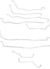 Fine Lines Complete Brake Line Kit For 03-07 Hummer H2 Complete Steel                                     - CBK0003OM - Image 2